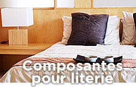 Composantes pour literie