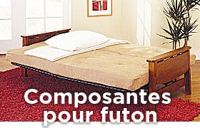 Composantes pour futon
